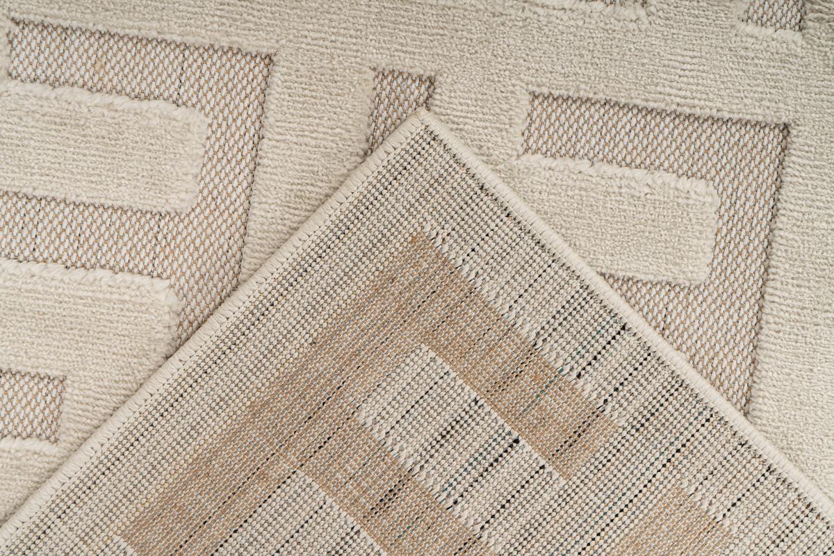 Flachwebteppich Madita 400 - Weiß, KONVENTIONELL, Textil (160/230cm)