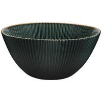 Tál Filipa - sötétzöld/aranyszínű, Design, Üveg (14,5cm) - Luca Bessoni