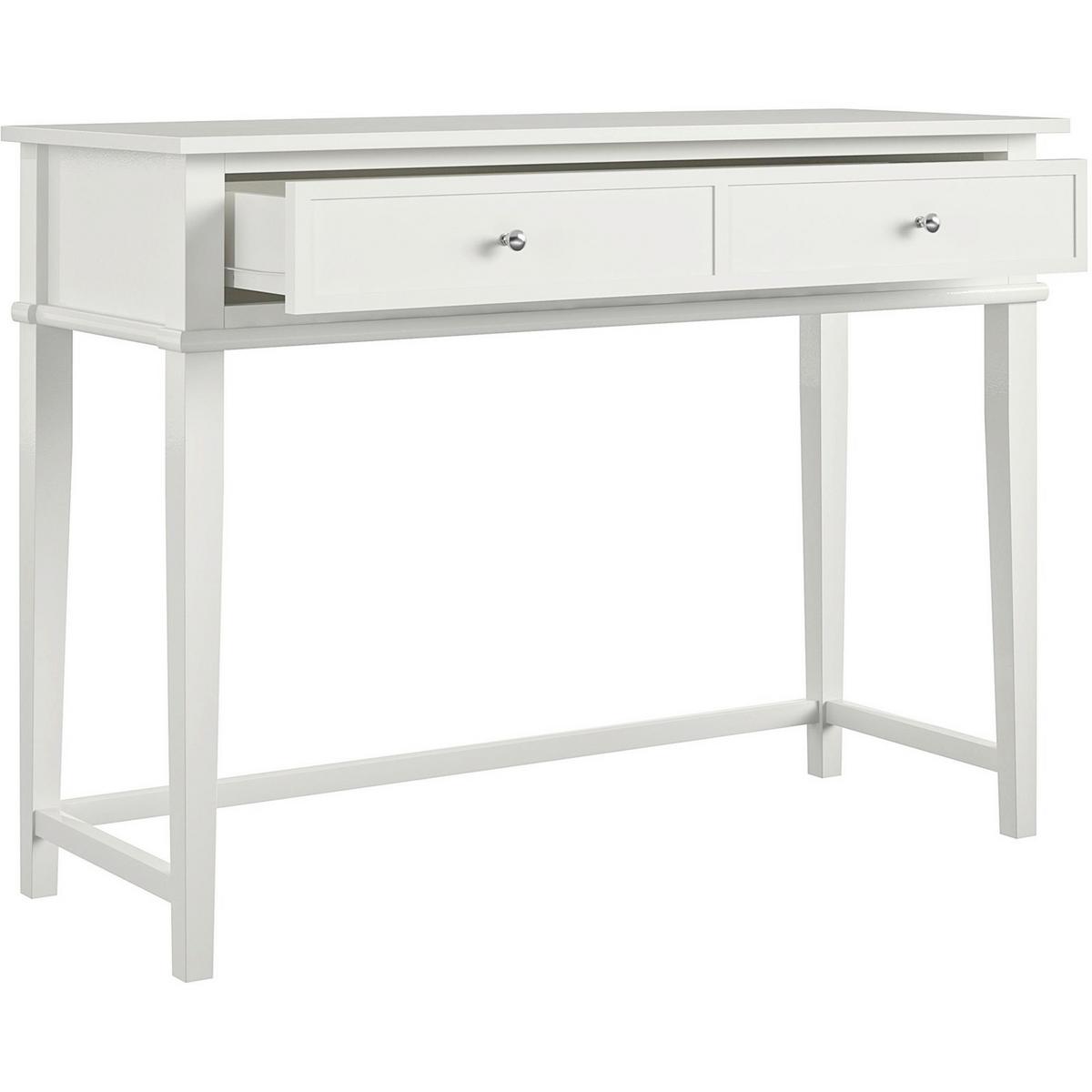 Schreibtisch Franklin Weiß L: 89cm - Weiß, Design, Holzwerkstoff (89/75/45cm) - MID.YOU