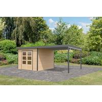 Gartenhaus Aetos 6 A 40133 AETOS 6 A - Fichtefarben/Anthrazit, Basics, Holz/Metall (271/218/271cm)