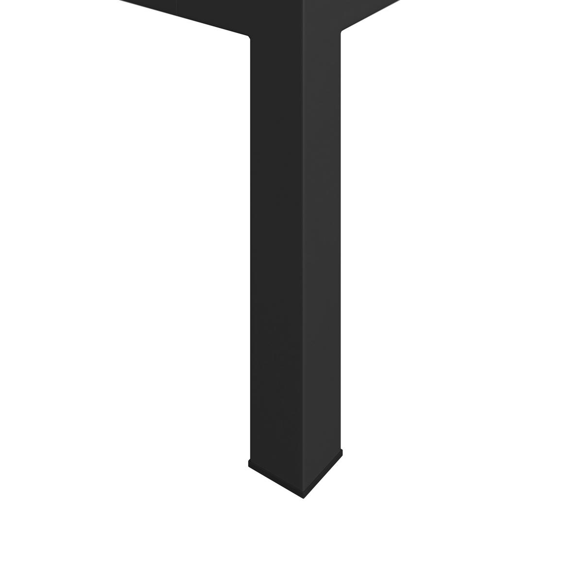 Loungegarnitur Rimini - Dunkelgrau/Weiß, MODERN, Holz/Textil (143/208,5cm) - Beldano