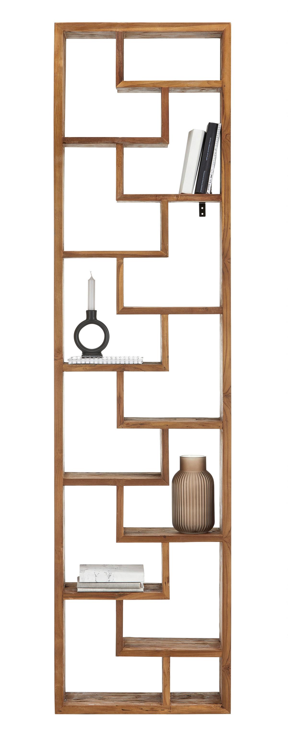 REGÁL KORAY -EXKLUSIV- - barvy teak, Lifestyle, dřevo (50/200/20cm) - ecoTree