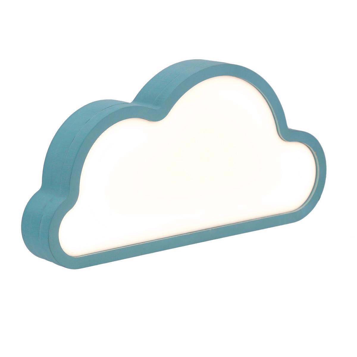 Kindertischleuchte 41-10629 Cloud - Blau, Basics, Holzwerkstoff/Kunststoff (31/3.5/15cm)