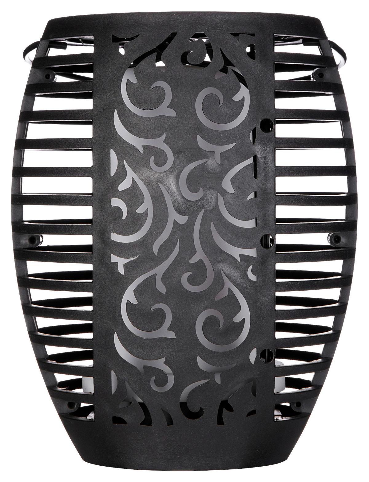 SOLÁRNE SVIETIDLO ZAMORA - čierna, plast (12/78cm) - Modern Living