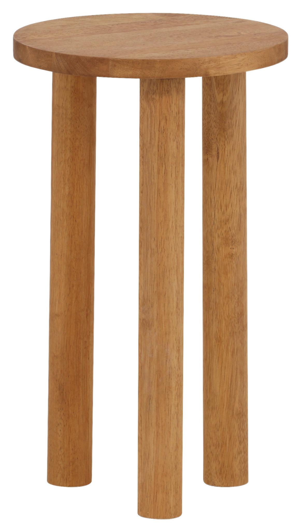 Beistelltisch Duxbury - Plankeneiche/Eichefarben, Design, Holz (35/35/60cm) - Livetastic
