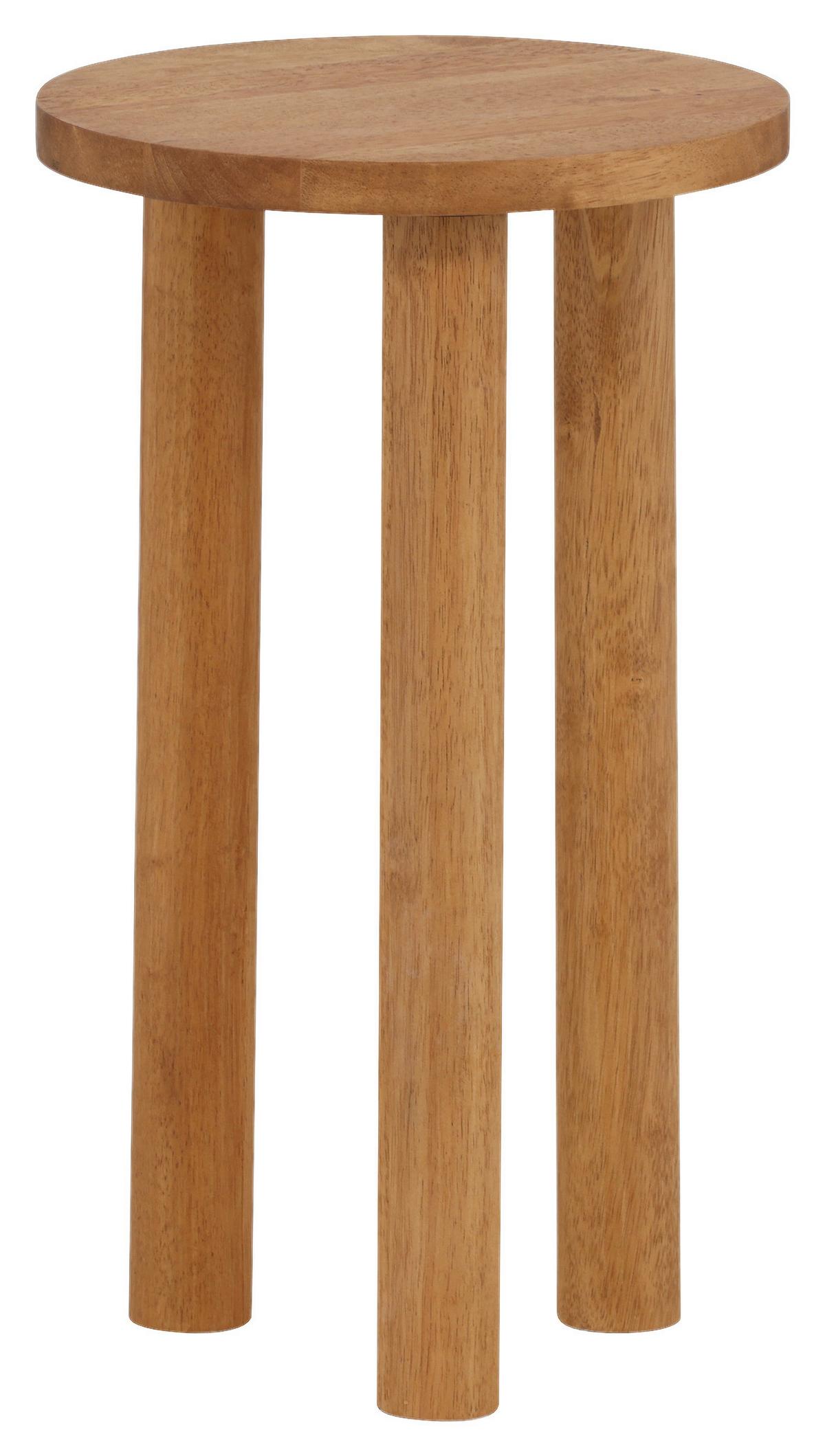 Beistelltisch Duxbury - Plankeneiche/Eichefarben, Design, Holz (35/35/60cm) - Livetastic