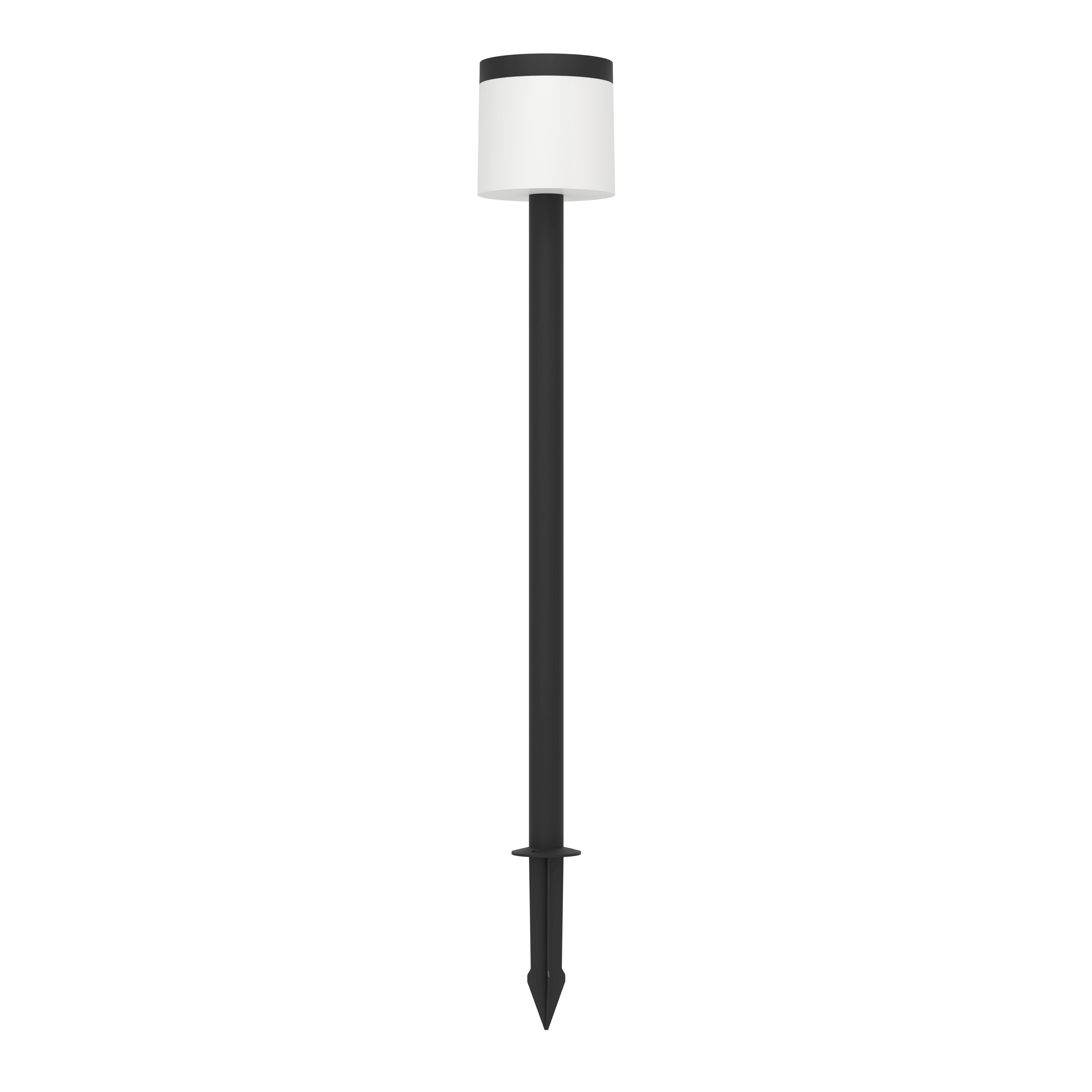Solarleuchte 901078 Pantete - Schwarz/Weiß, Basics, Kunststoff (17,5/115cm) - Eglo
