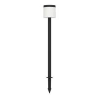 Solarleuchte 901078 Pantete - Schwarz/Weiß, Basics, Kunststoff (17,5/115cm) - Eglo