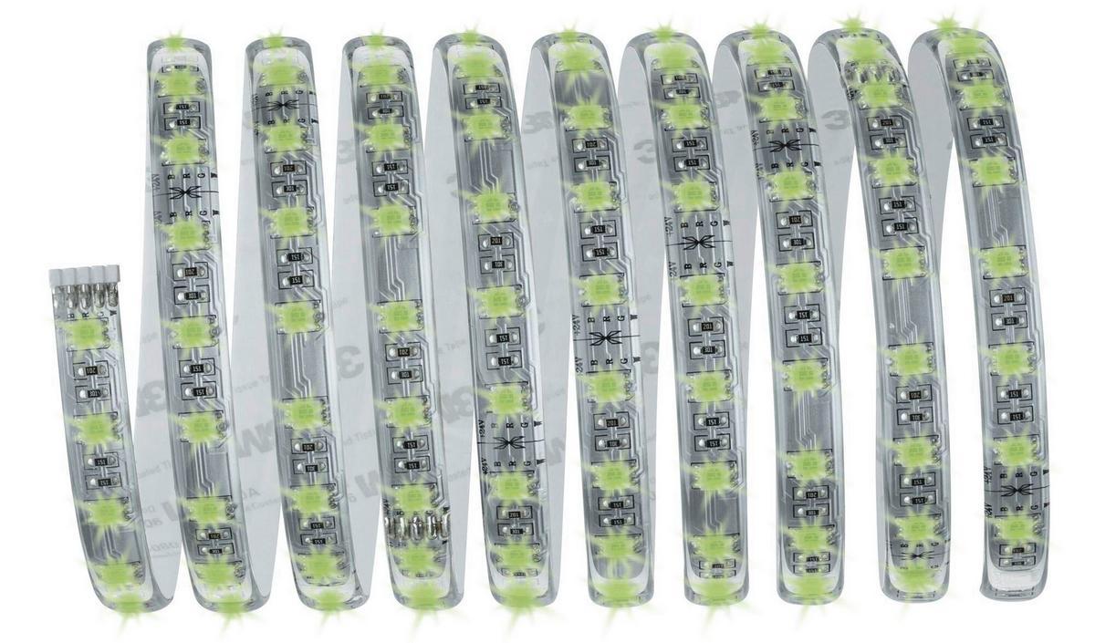 Led-streifen Max Farbwechsler L: 3 M Mit Fernbedienung - Silberfarben, Design, Kunststoff (300/1,25/0,3cm) - Paulmann
