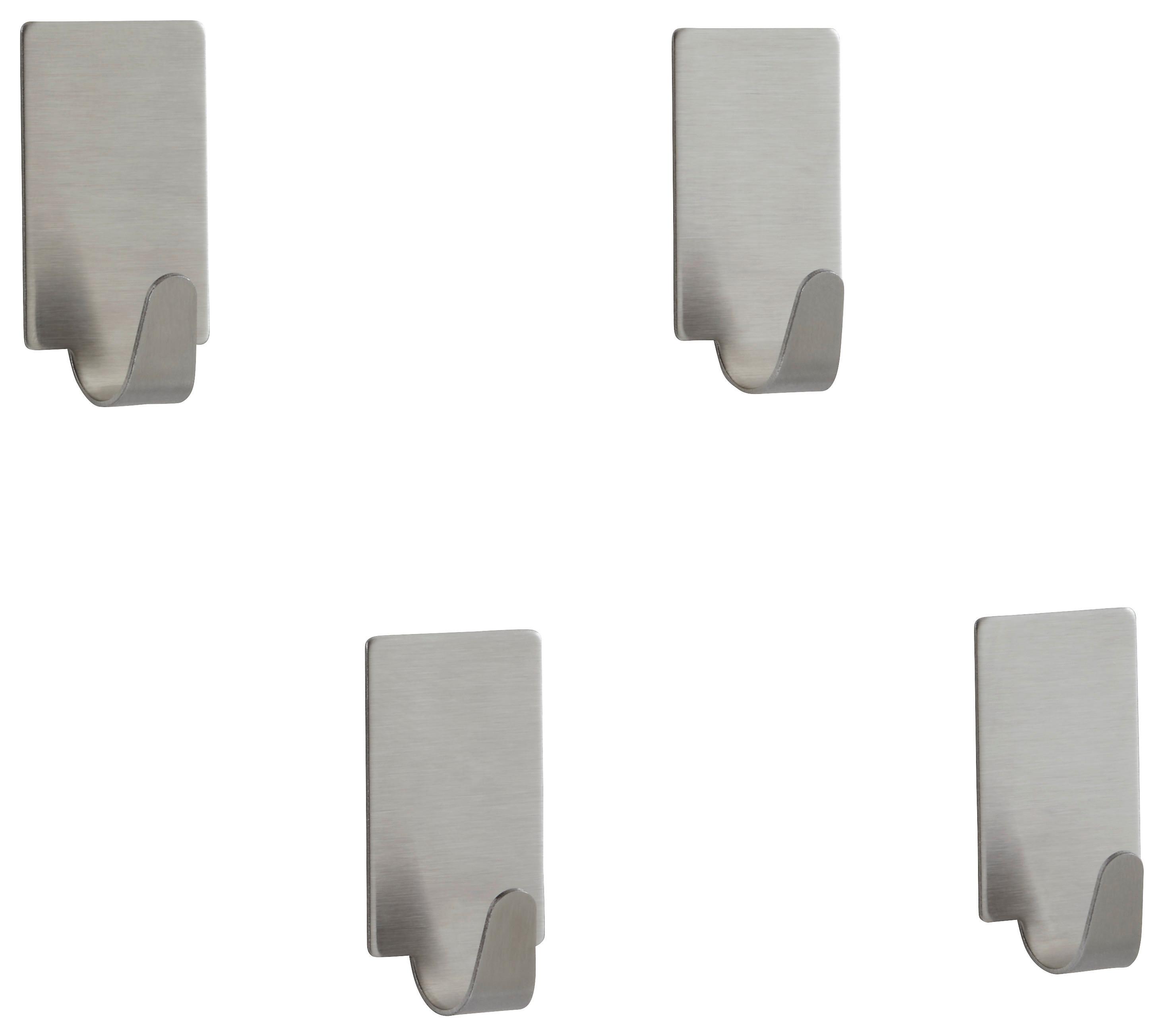 Lepiaci háčik WENKO -SB- - farba ušľachtilej ocele, kov (1,9/3,4/1,5cm) - Mömax