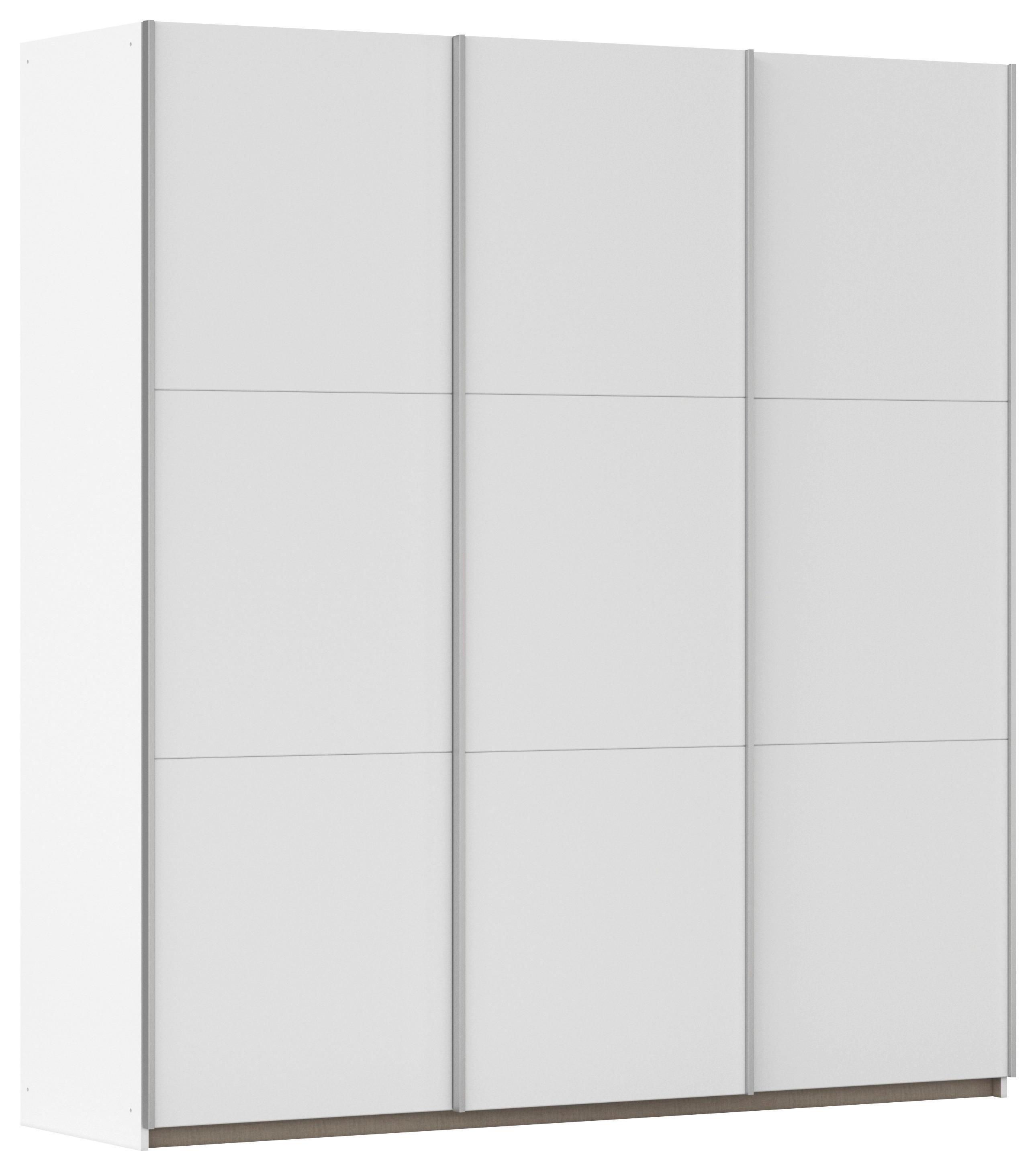 SCHWEBETÜRENSCHRANK Berny, Alpinweiß B: 196cm - Weiß, Trend, Holzwerkstoff (196/210/59cm) - Rauch Möbel