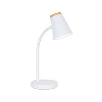 STOLNÁ LED LAMPA WHITE - biela, Modern, kov/plast (13/13/42cm) - Mömax