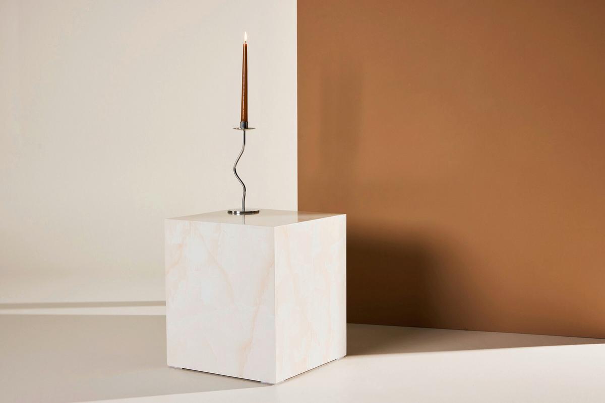 Couchtisch York Hellgelb B: 40 Cm - Hellgelb, MODERN, Holz (40/40/45cm) - Livetastic