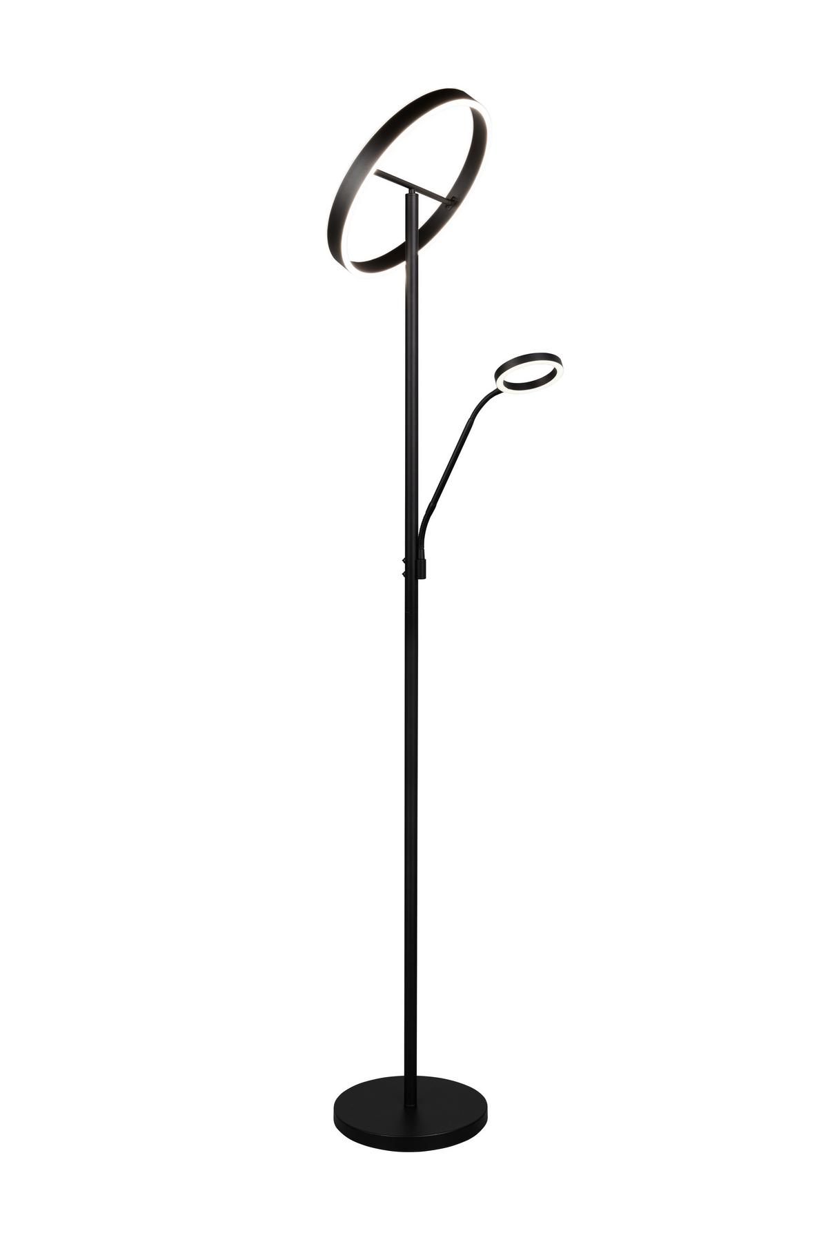 Led-stehleuchte 449510232 Willis - Schwarz, Design, Metall (40/180cm) - Trio Leuchten