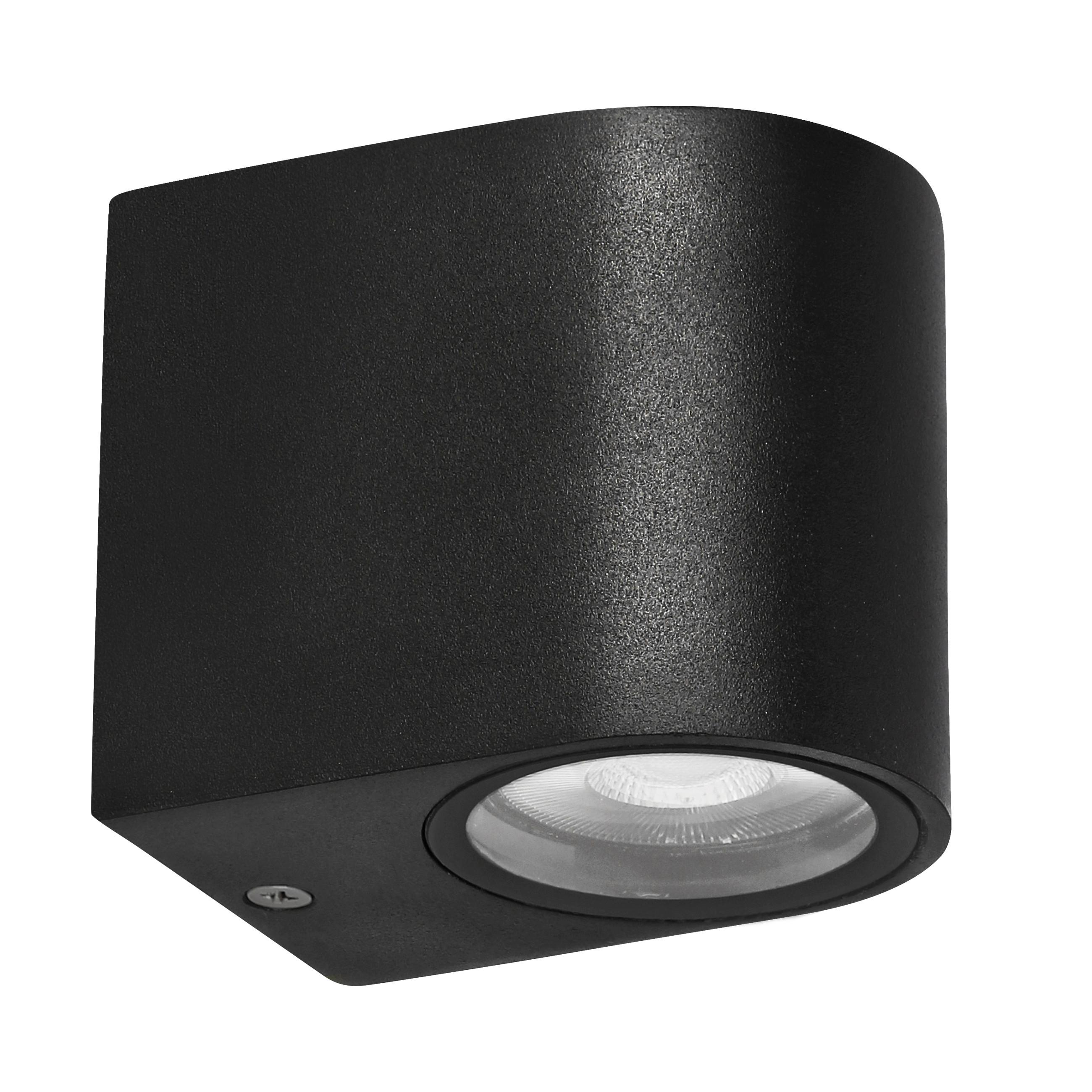 Außenwandleuchte 21-32287 Lobelia - Schwarz, Design, Metall (6.5/9/8cm)