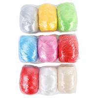 Geschenkband 3er Pkg. America Versch. Farben Kunststoff - Gelb/Altrosa, Kunststoff (2000cm)