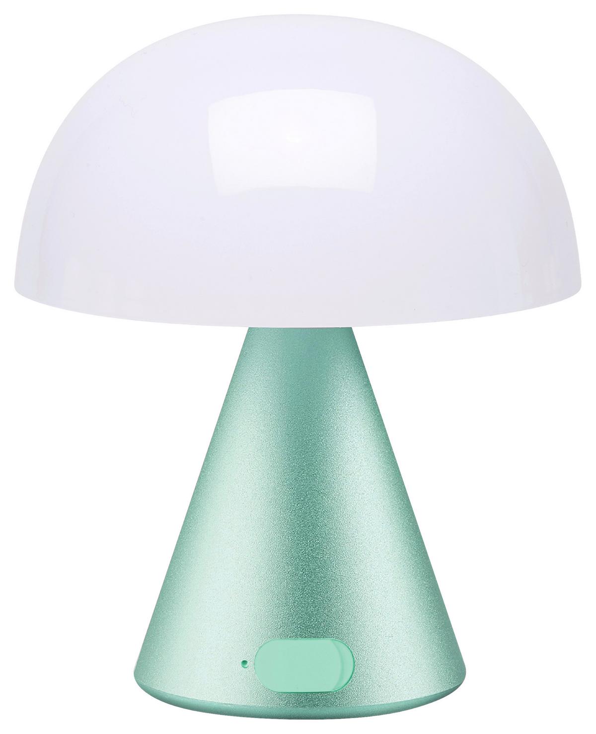 Akku-tischleuchte Lexon Mina M - Mintgrün, Design, Kunststoff/Metall (9.2/11/9.2cm)