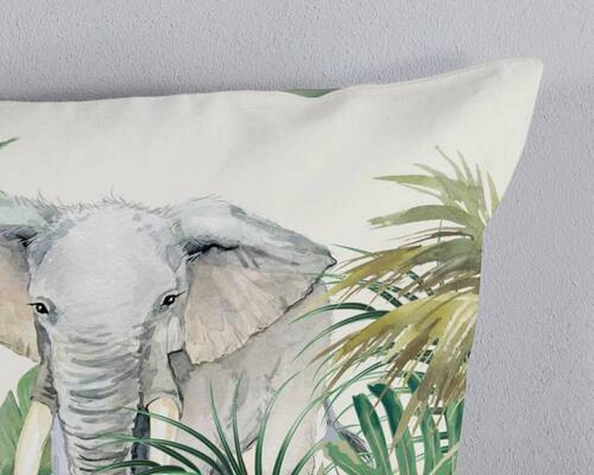 Jugendbettwäsche Jungle Multicolor 135x200 cm - Multicolor, Natur, Textil (135/200cm)
