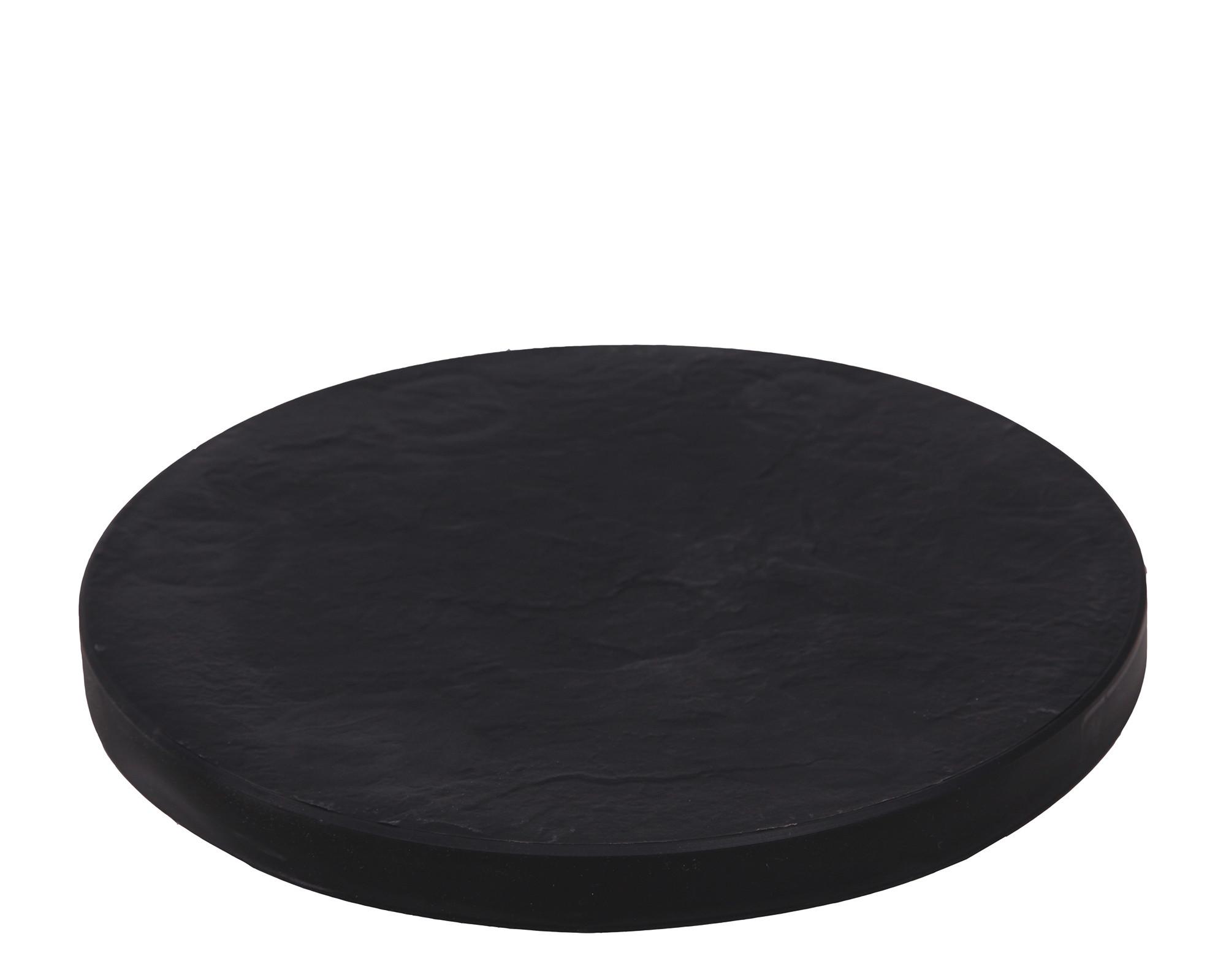 Pflanzenroller Pierre Anthrazit B: 40 Cm - Anthrazit, Basics, Kunststoff (40/5/40cm)