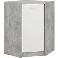 Kommode B 60,9 cm 4-You New, Beton Optik/Weiß - Schwarz/Weiß, MODERN, Holzwerkstoff (60,9/85,4/60,9cm)