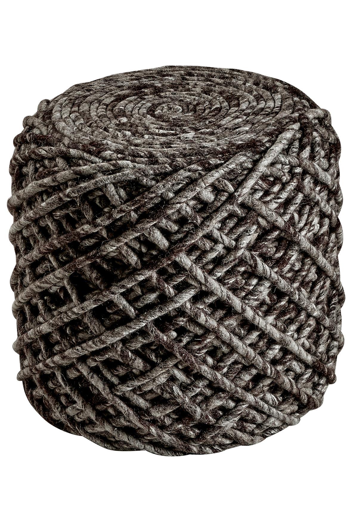 Pouf Pouf Royal - Cappuccino, Trend, Textil (40/40cm) - Obsession