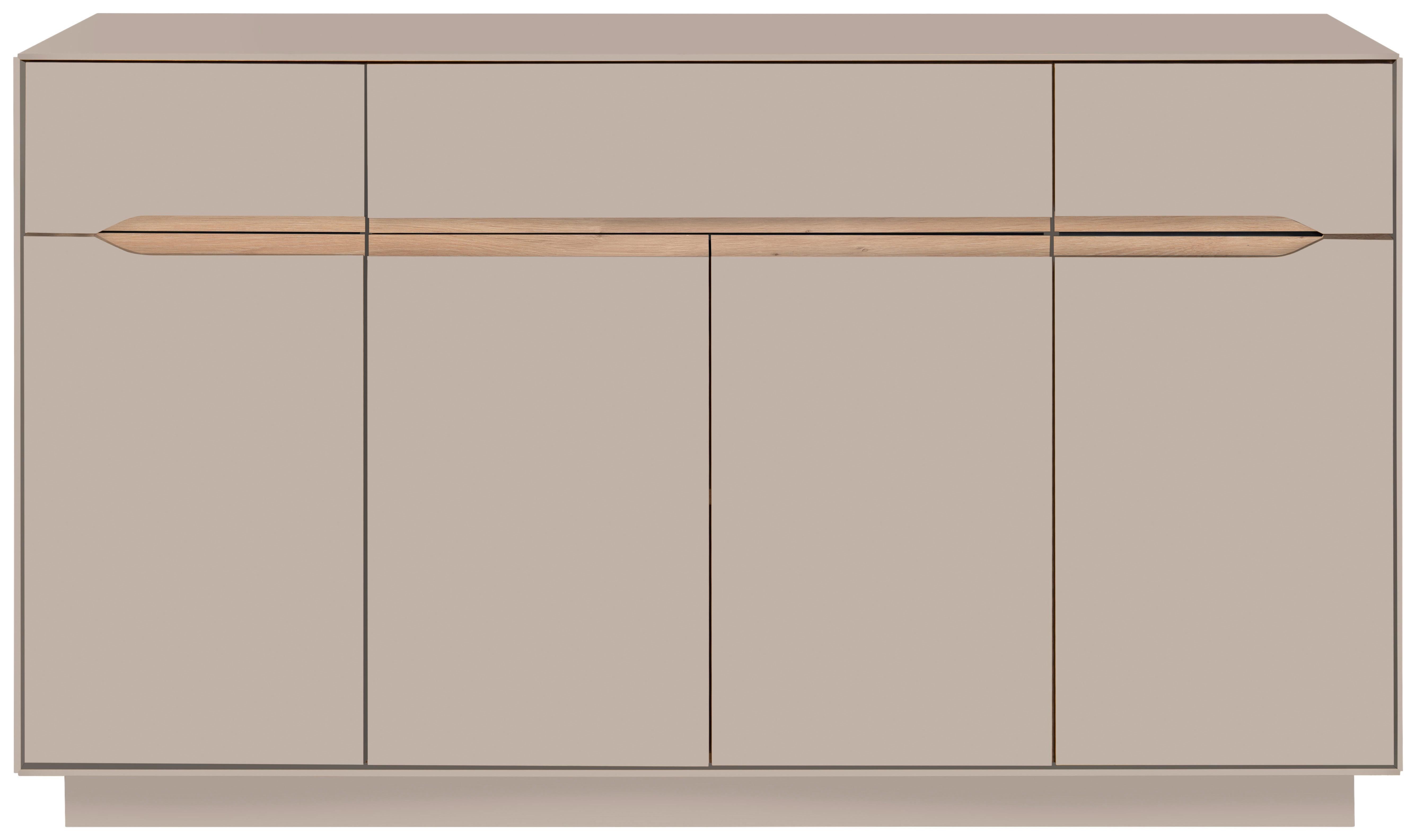Sideboard Meran Sand B: 160 cm - Trend, Holzwerkstoff (160/90/37,5cm)