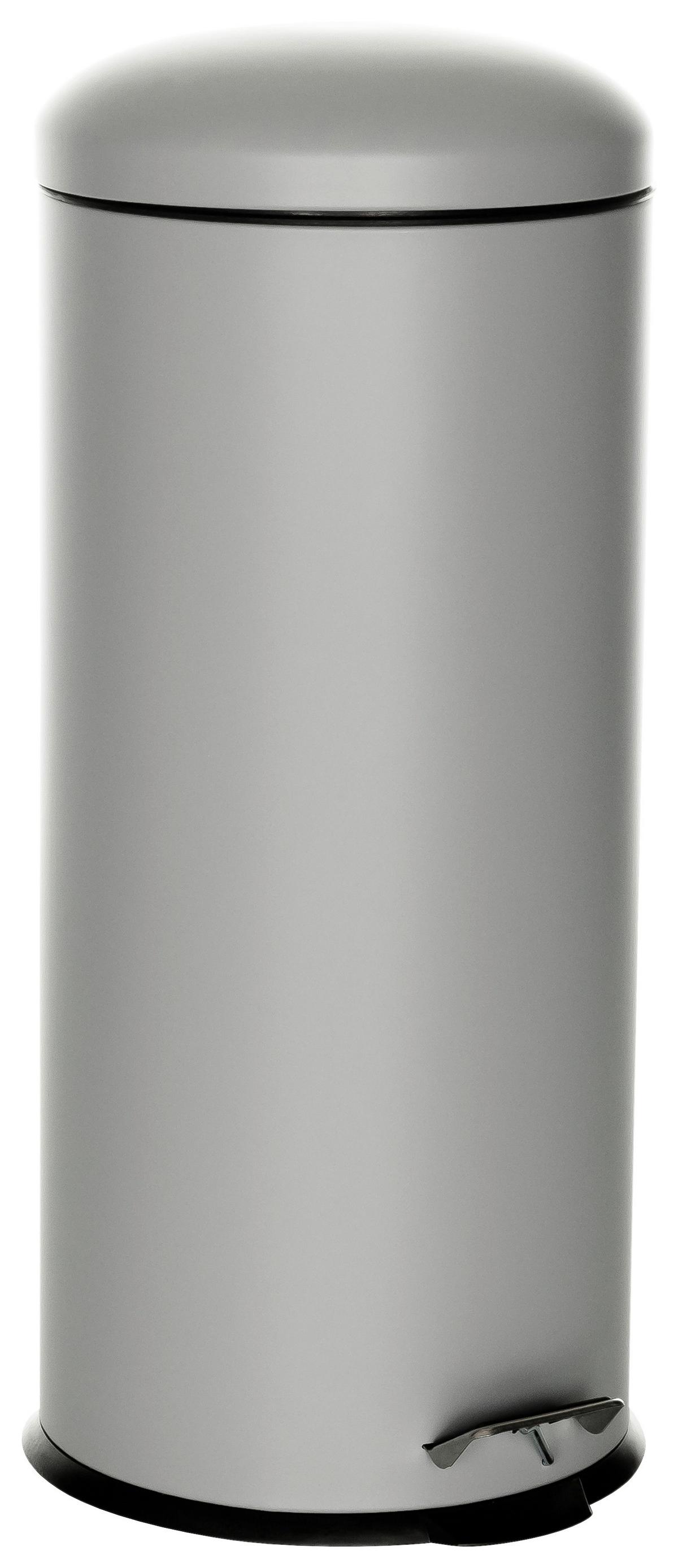 Abfallsammler Clean Viii - Schwarz/Grau, Basics, Kunststoff/Metall (30/69/30cm) - MID.YOU