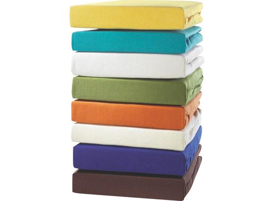 Jersey-spannleintuch Tamara 100x200 cm - Türkis/Blau, KONVENTIONELL, Textil (90-100kg) - Ombra Jersey-spannleintuch Tamara 100x200 cm - Türkis/Blau, KONVENTIONELL, Textil (90-100kg) - Ombra