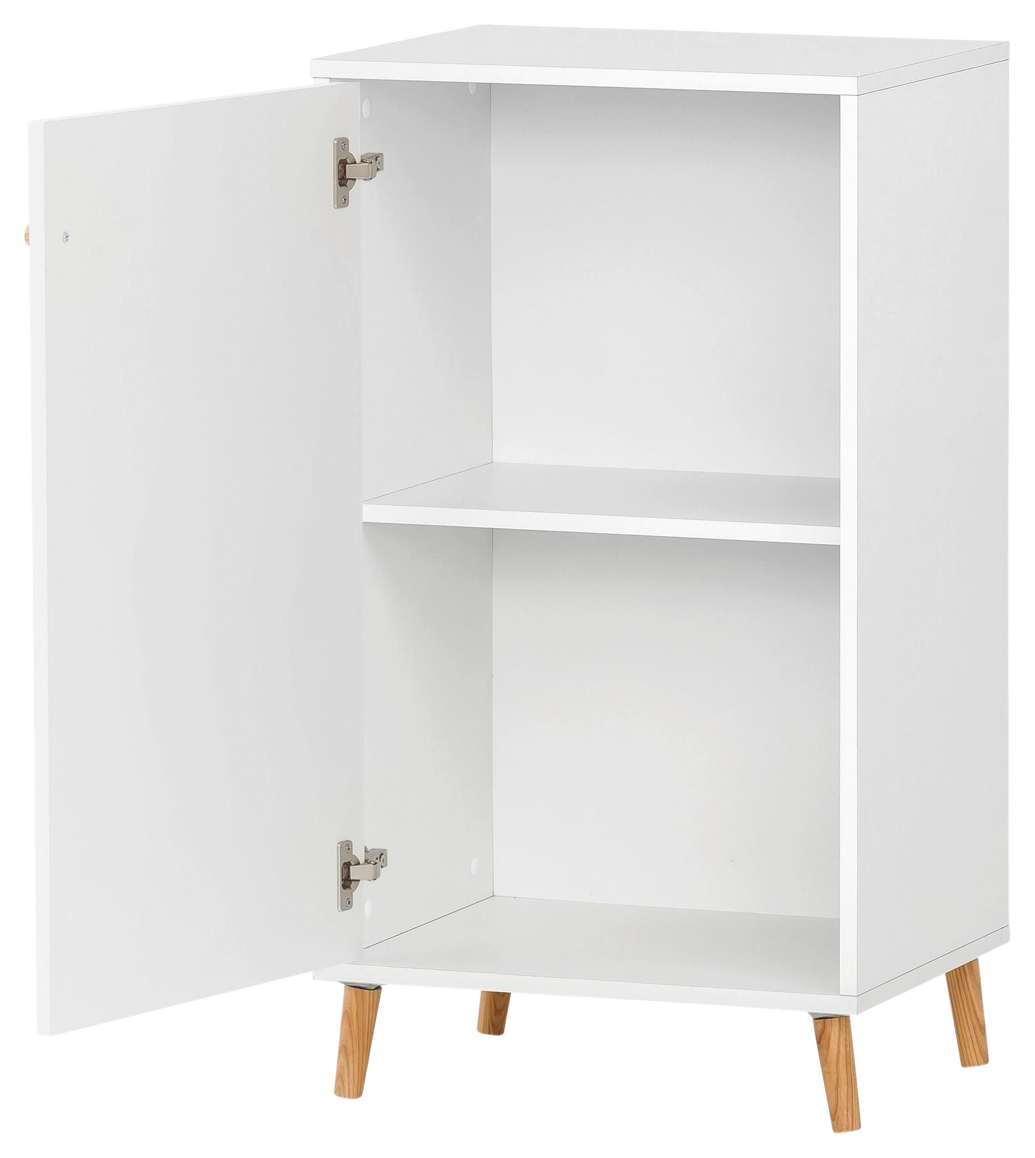 Aktenschrank Serie 500 Weiß B: 50,95 cm - Blau/Weiß, MODERN, Holzwerkstoff (50,95/92,6/41cm) - MID.YOU