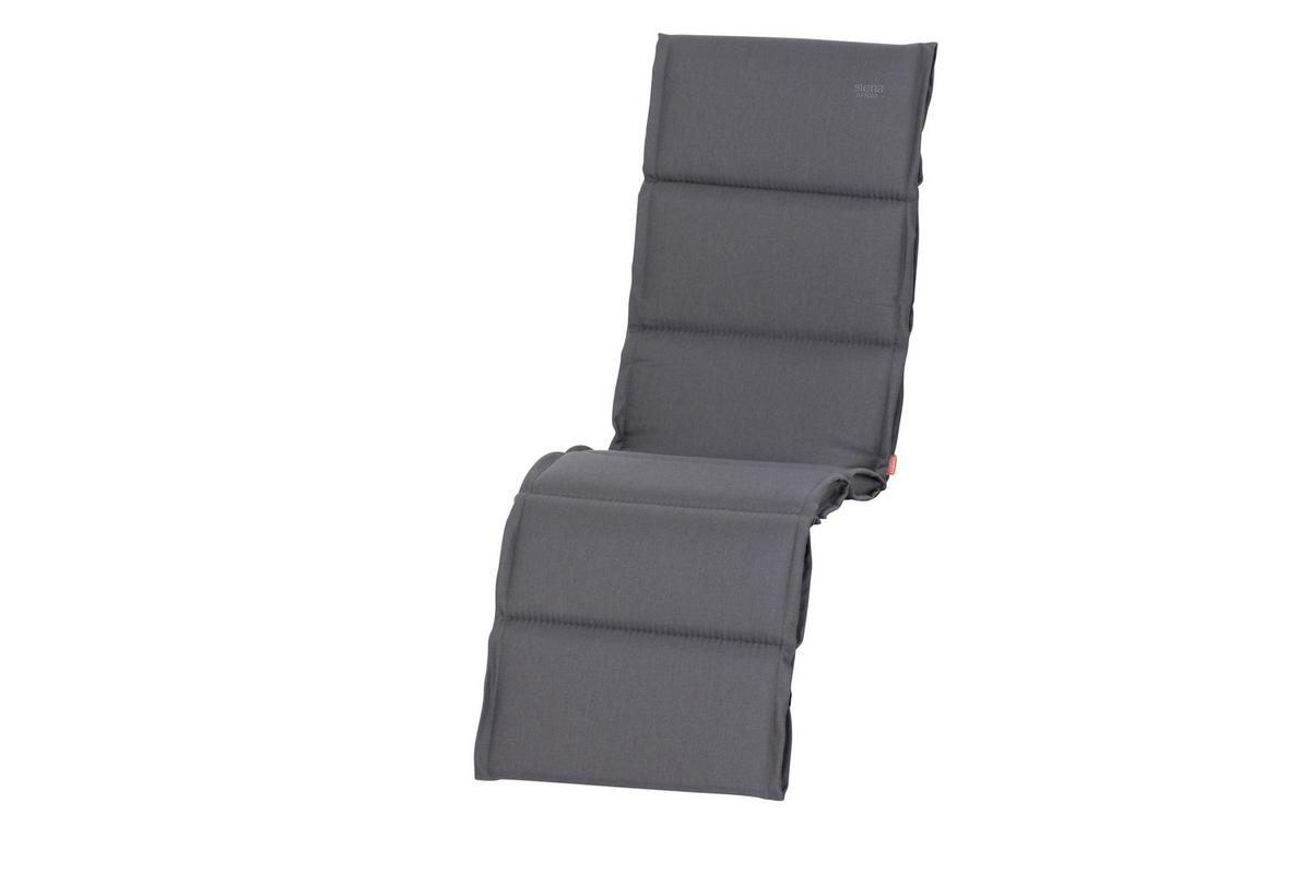 Liegenauflage M85483 - Grau, KONVENTIONELL, Textil (48/6/160cm) - Siena Garden