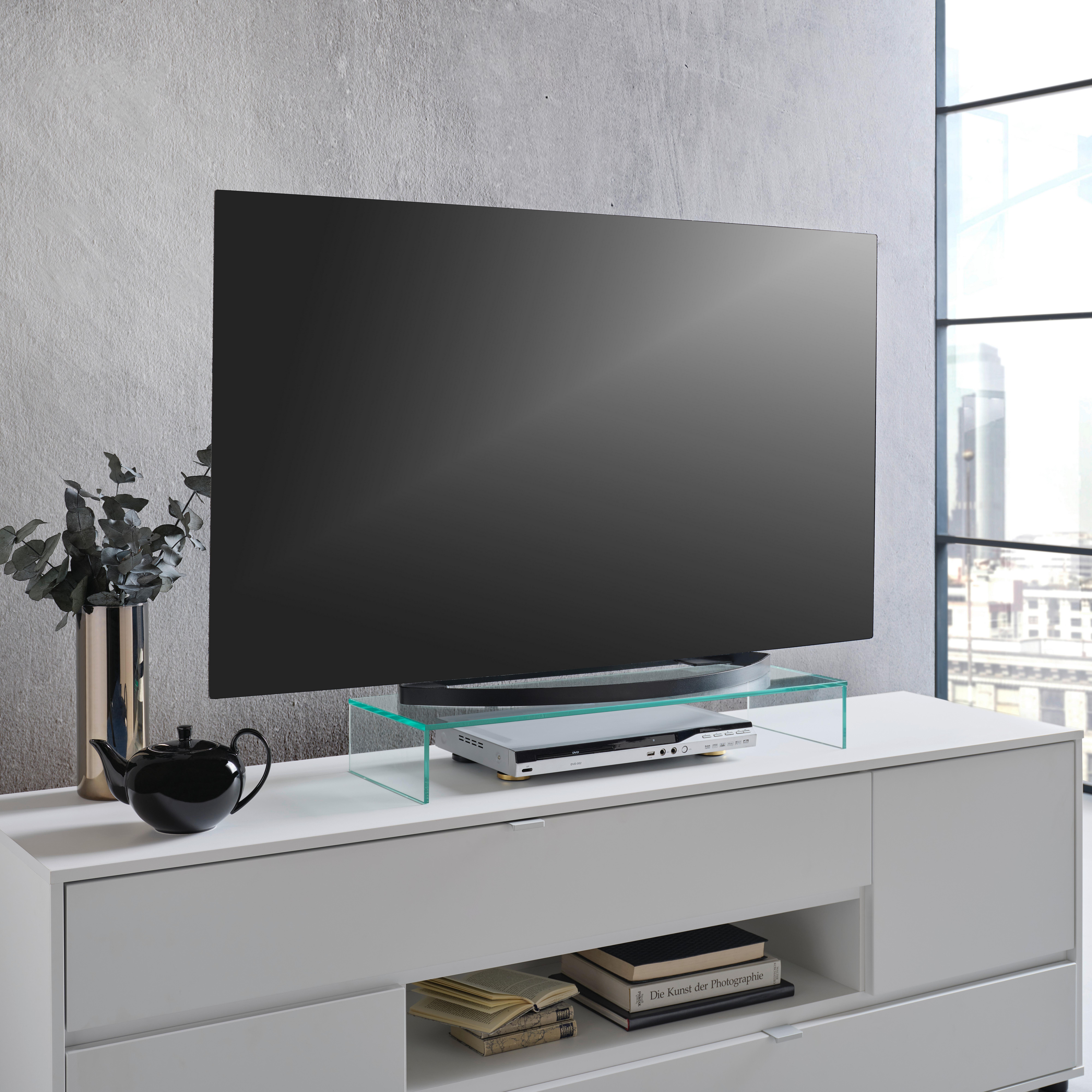 Tv-magasító Go - átlátszó, Modern, Üveg (75/11/25cm)