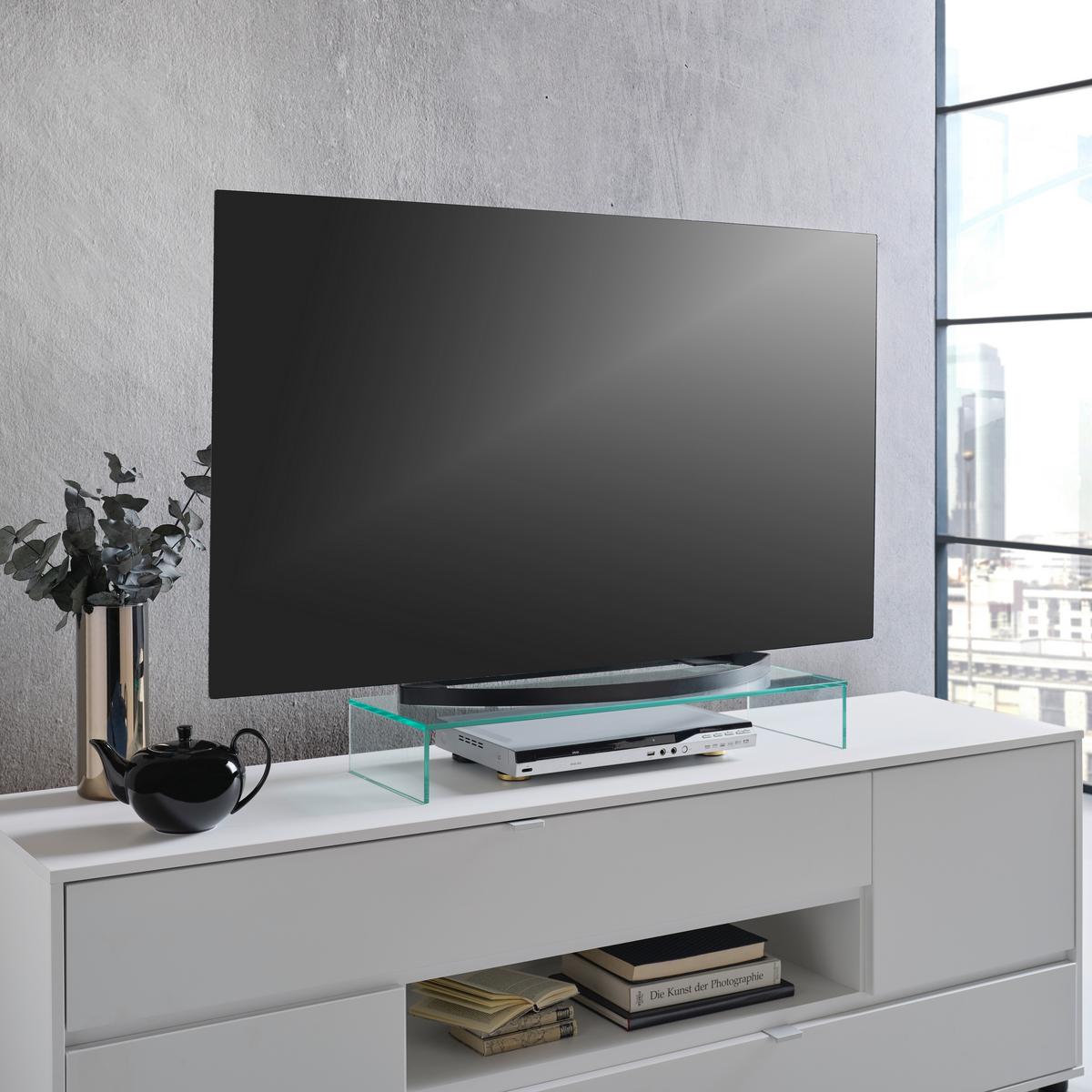 Tv-magasító Go - átlátszó, Modern, Üveg (75/11/25cm)