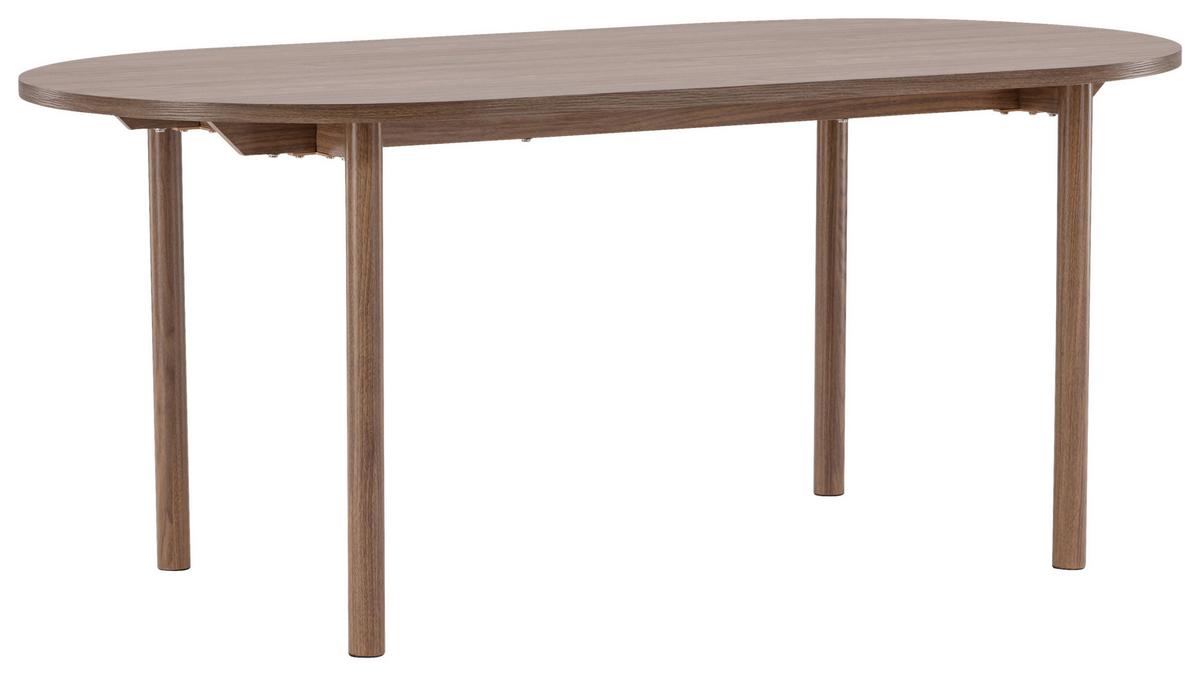 Esstisch Andy - Braun, Design, Holzwerkstoff/Metall (180/90/75cm) - Livetastic