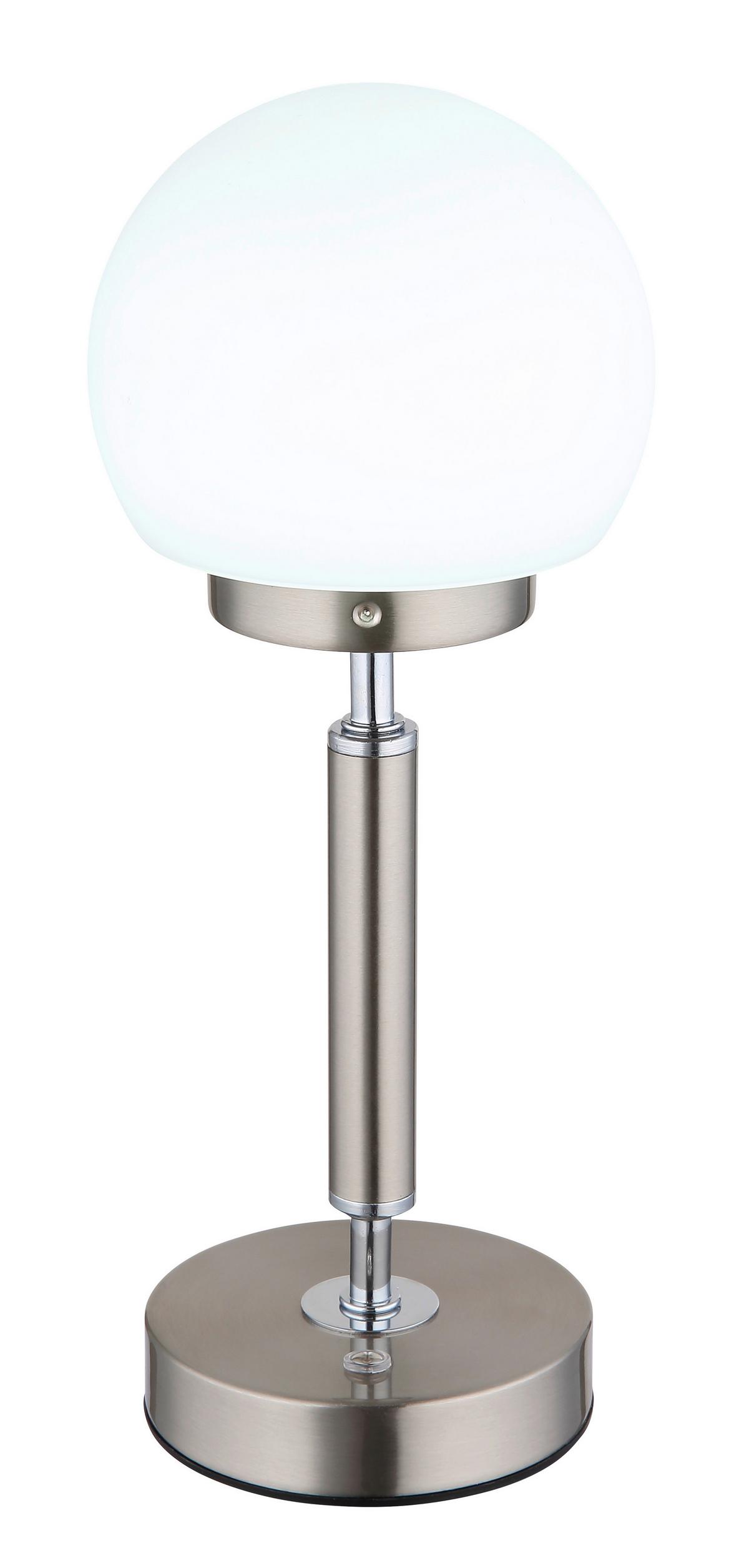 LED-Tischleuchte 21033n - Opal/Weiß, Basics, Glas/Kunststoff (11,5/28,5cm) - Globo