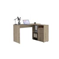 Schreibtischkombination Leni Eiche Dekor L: 110cm - Eichefarben, MODERN, Holzwerkstoff (110/85/74cm) - MID.YOU