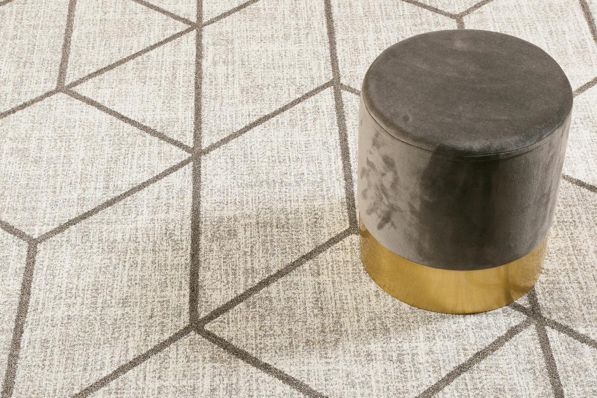 Webteppich Bossa Lounge Taupe/Beige 200x290 cm - Taupe/Beige, Design, Textil (200/290cm) - WECON HOME