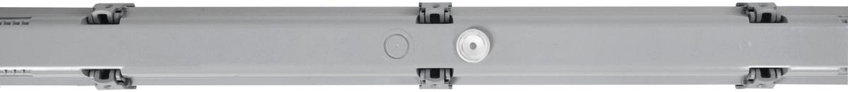 Led-deckenleuchte L: 120 Cm, Für In- Und Outdoor - Grau, Basics, Kunststoff (120/7/7,3cm)