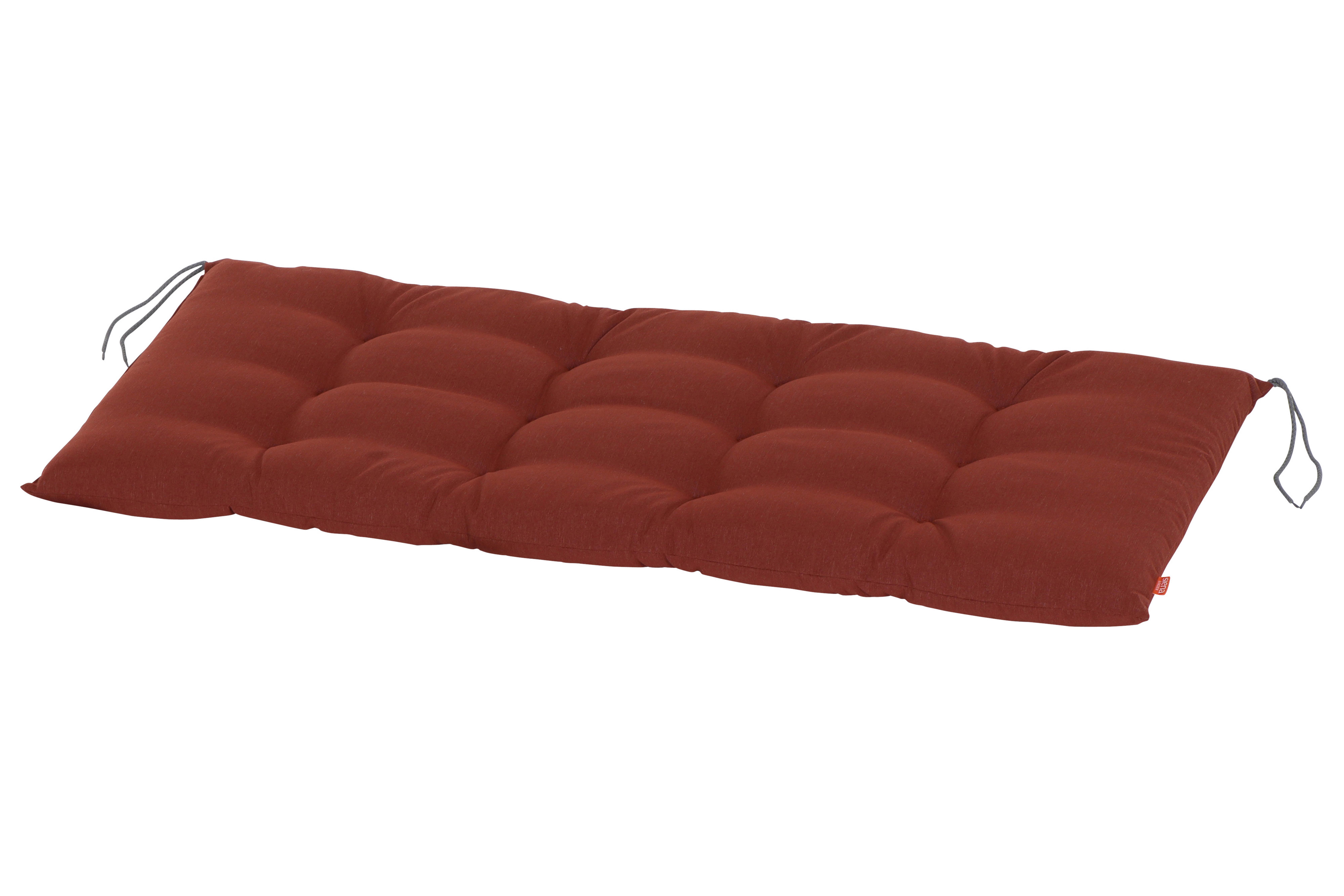 Bankauflage N42025 - Terracotta, KONVENTIONELL, Textil (48/6/120cm) - Siena Garden