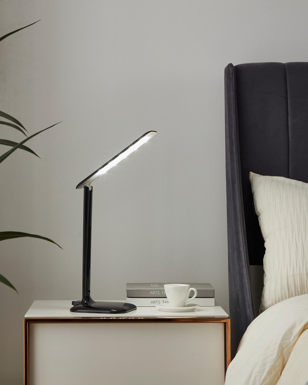 LED-Tischleuchte 93966 Caupo - Schwarz, Design, Kunststoff/Metall (26cm) - Eglo