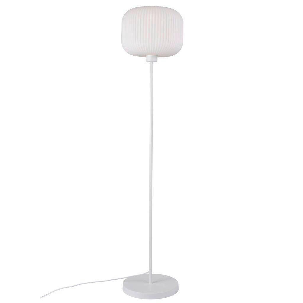 Stehleuchte Milford Weiß D: 30 cm - Weiß, Design, Glas/Metall (30/140cm) - Nordlux
