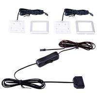 SADA PODVESNÝCH SVIETIDIEL LED-UNIVERSAL - antracitová, Modern, plast (5/5/0,5cm)