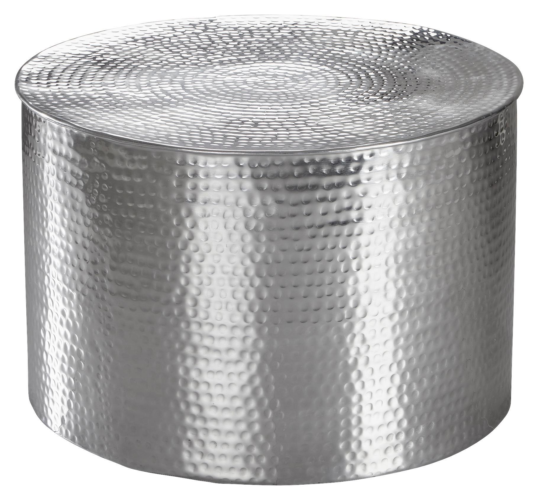 Couchtisch Aluminium Rahi, Silberfarben