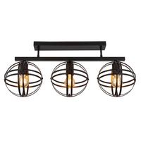 Deckenleuchte 15639-3D - Schwarz, Trend, Metall (70/20/32cm) - Globo