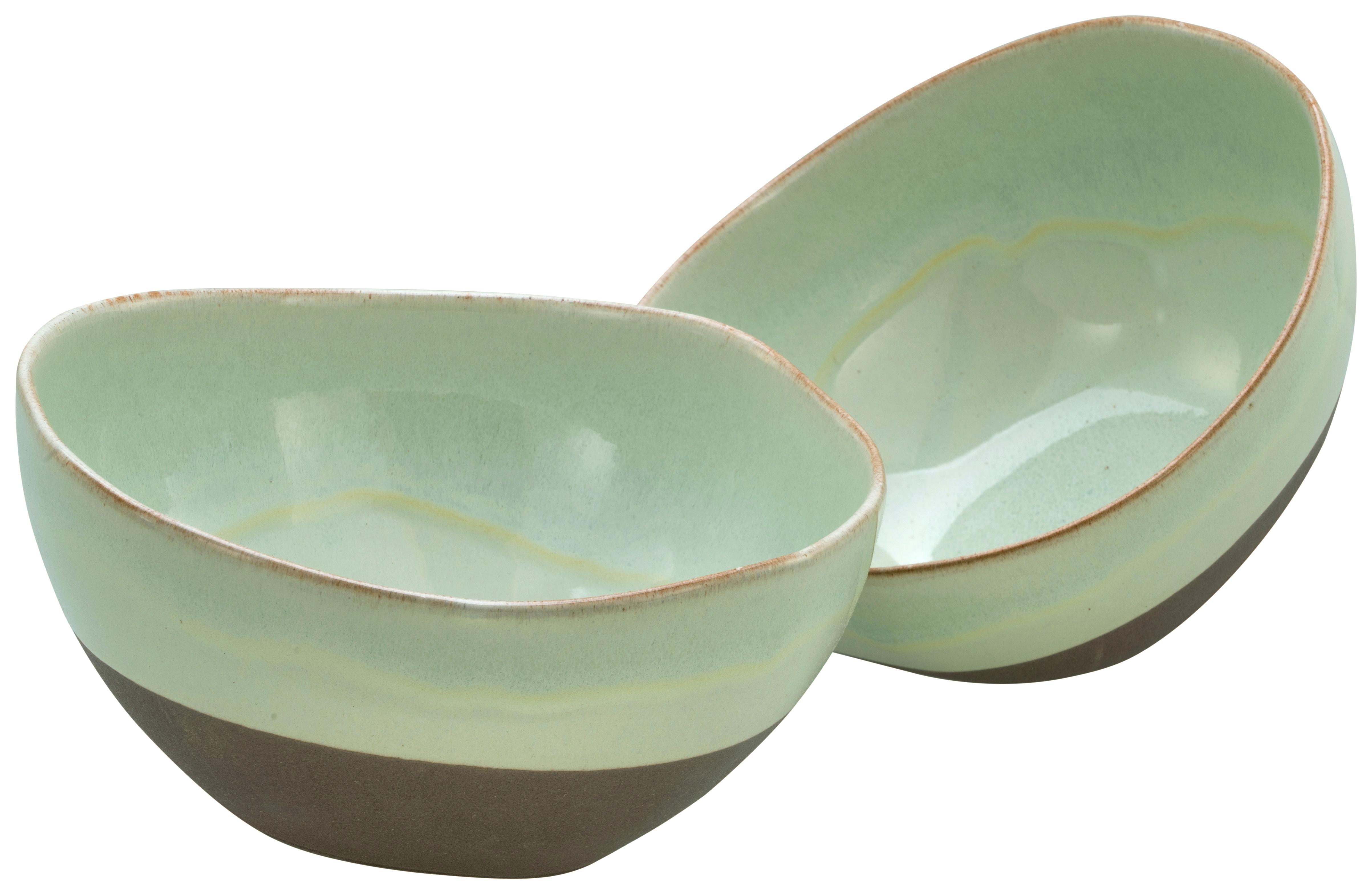 Schale 19668 Bas. Bio Salbei, Poke - Salbeigrün, Trend, Keramik - Creatable