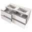 Waschtischunterschrank Arezzo B: 120 cm Weiß - Weiß, Basics, Holzwerkstoff/Stein (120/54/47cm) - Livetastic Waschtischunterschrank Arezzo B: 120 cm Weiß - Weiß, Basics, Holzwerkstoff/Stein (120/54/47cm) - Livetastic
