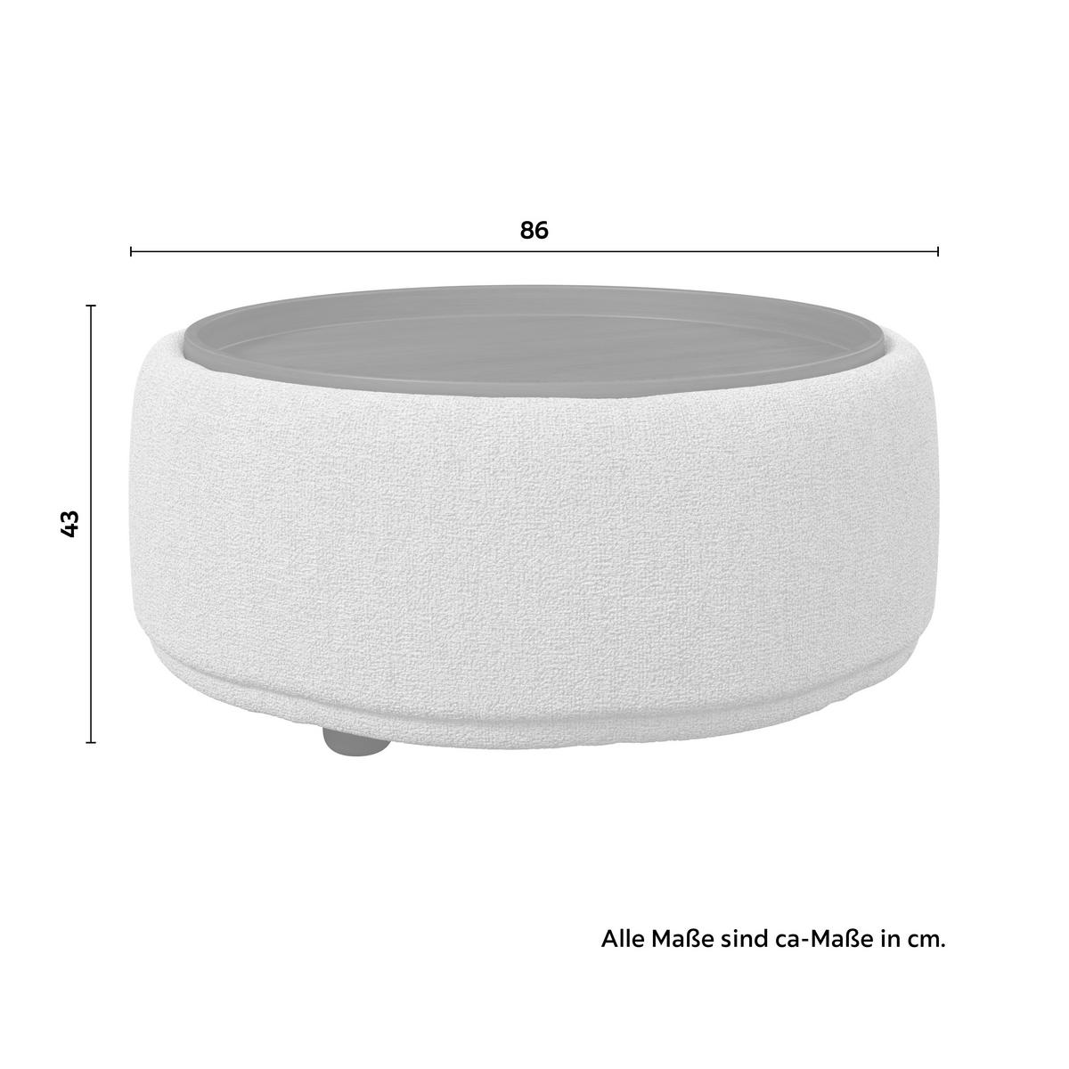 Rohová sedačka KIRA, bílá žinylka, se stolíkem - bílá/černá, Moderní, dřevo/textil (408/108cm) - Bessagi Home