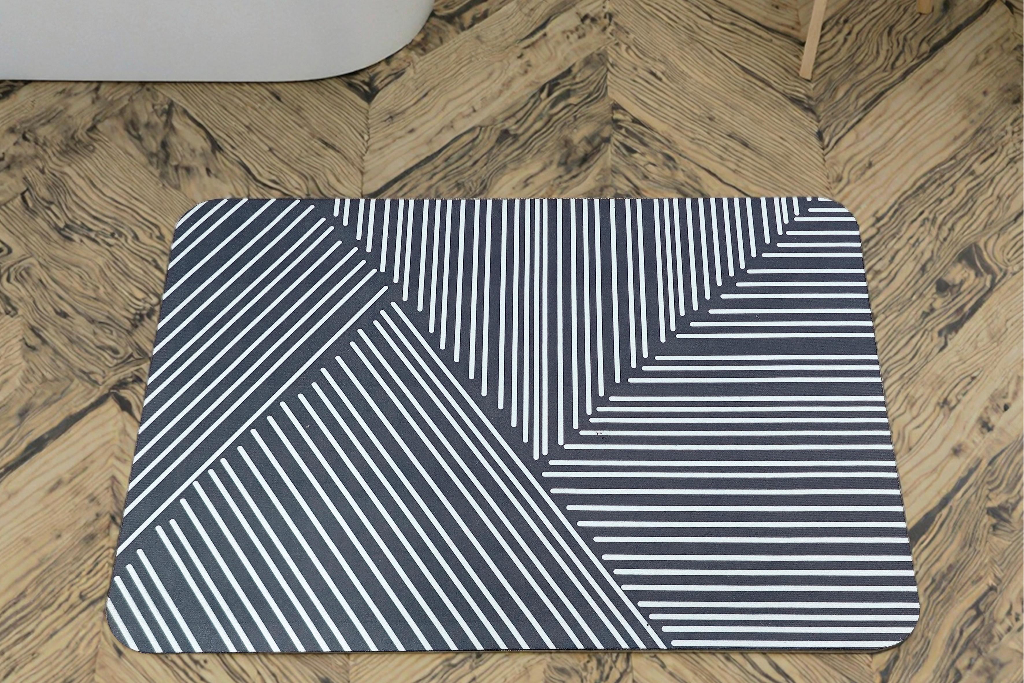 Badematte Silvana - Anthrazit, MODERN, Kunststoff (40/60cm) - Luca Bessoni
