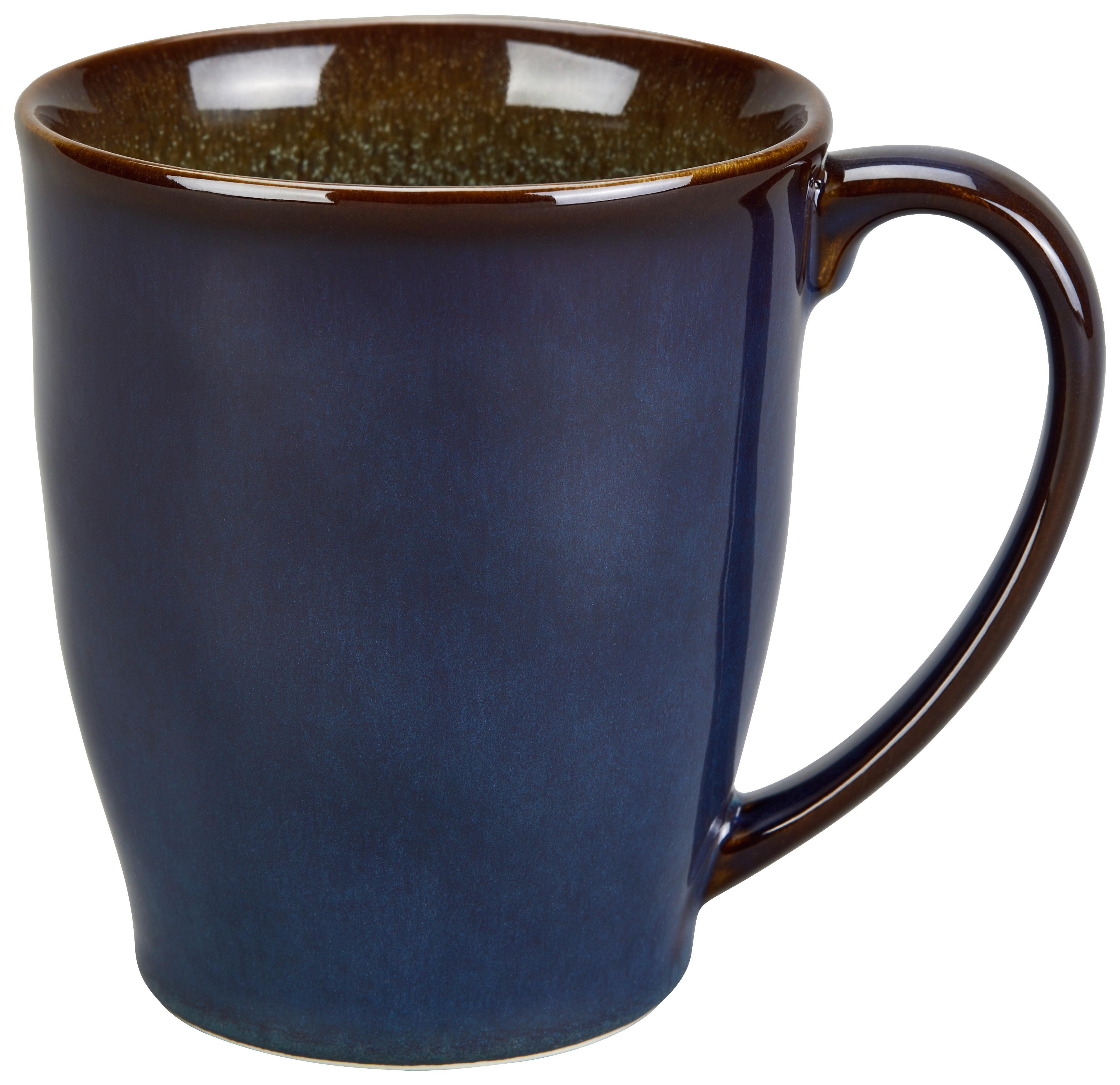 Kaffeebecher Steinzeug 300 ml Abstraktes/Braun Iryna - Braun, MODERN, Keramik (13/9,5/11cm) - Luca Bessoni