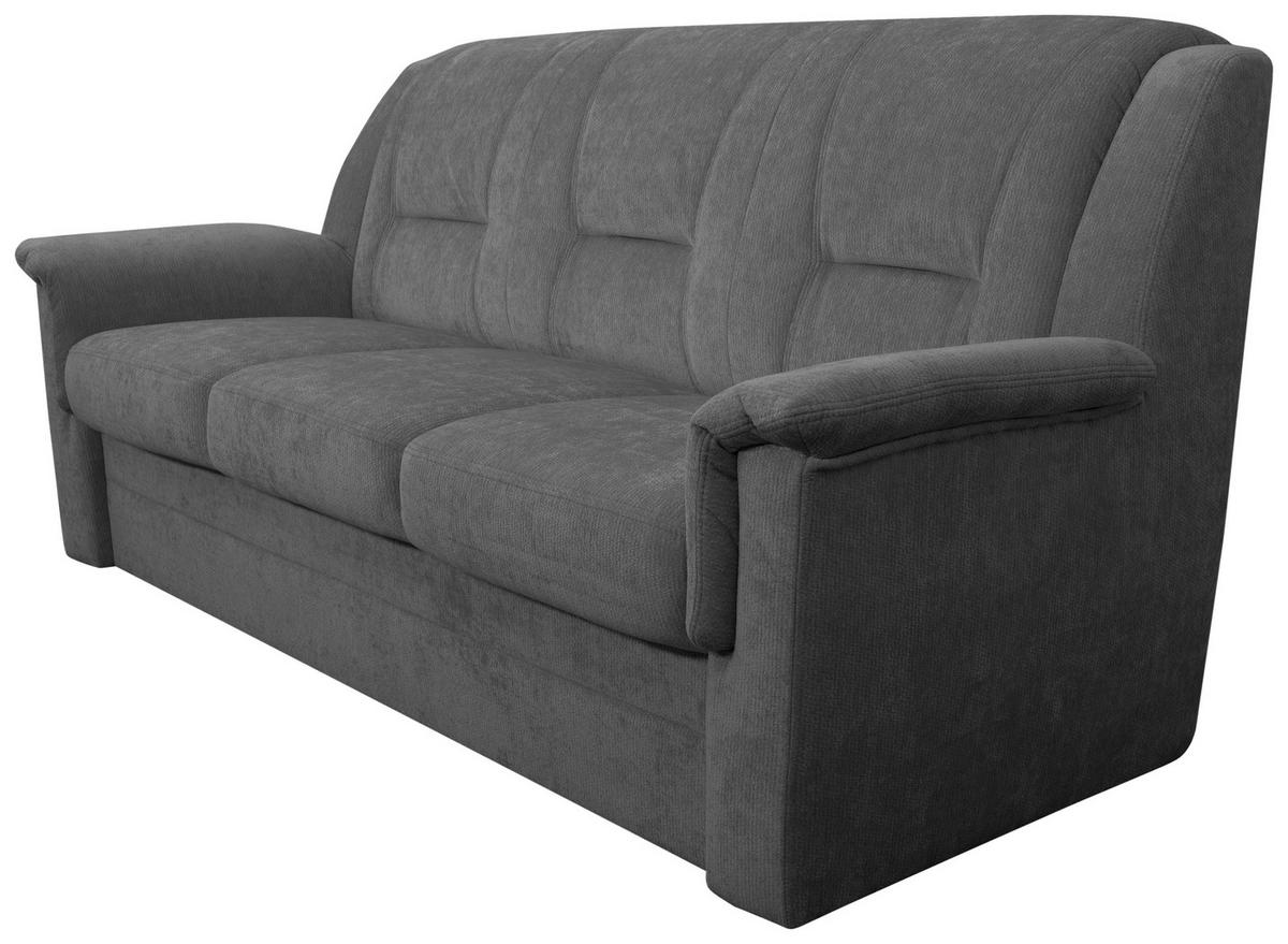 3-SITZER-SOFA Rafael, Graphit B: 209 cm - Beige/Schwarz, Trend, Textil (209/95/95cm)