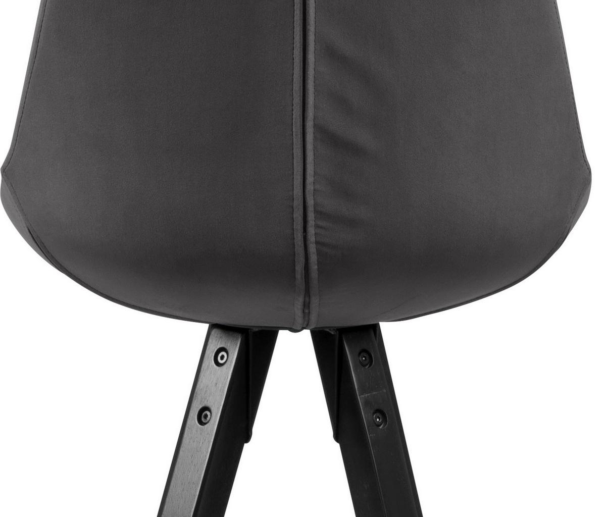 Barová židle DIMA tmavě šedá - černá/tmavě šedá, Design, kov/dřevo (48/112/56cm) - Carryhome